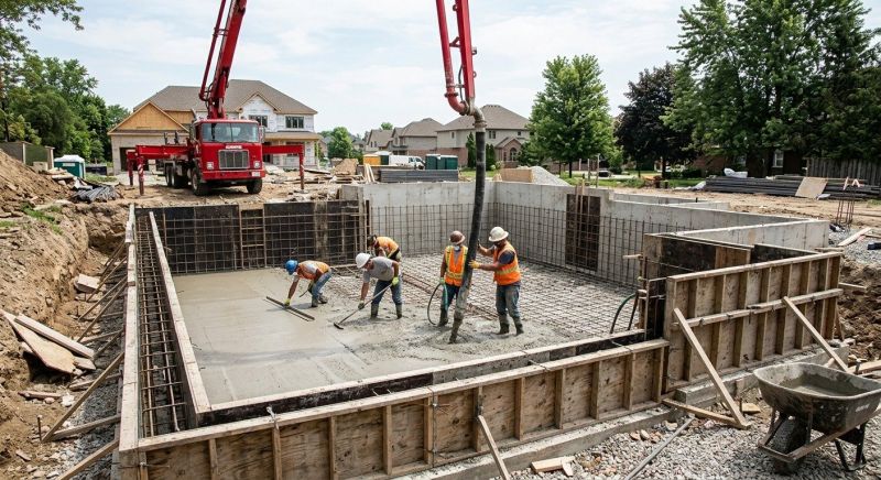 Basement Concrete Installation in Mankato, MN