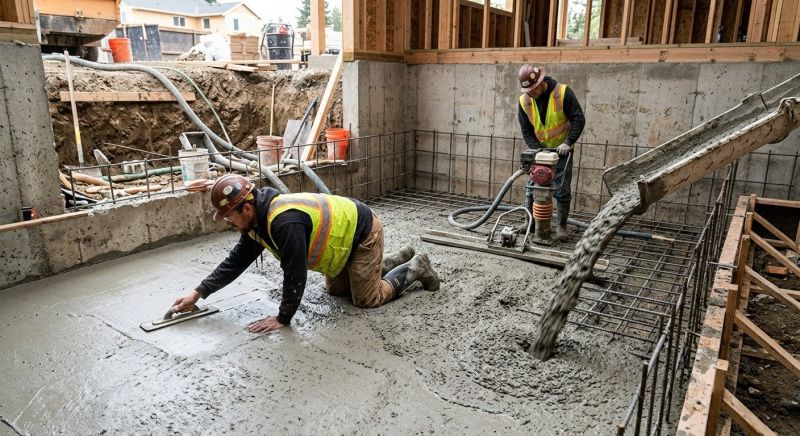 Basement Concrete Installation in Mankato, MN