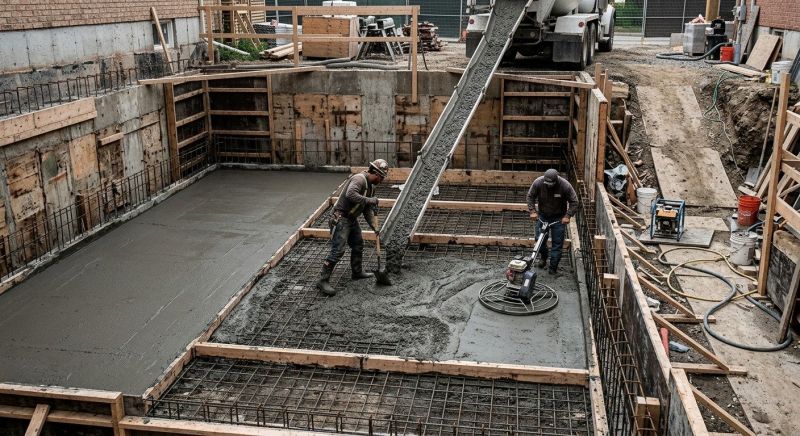 Basement Concrete Pouring in Mankato, MN
