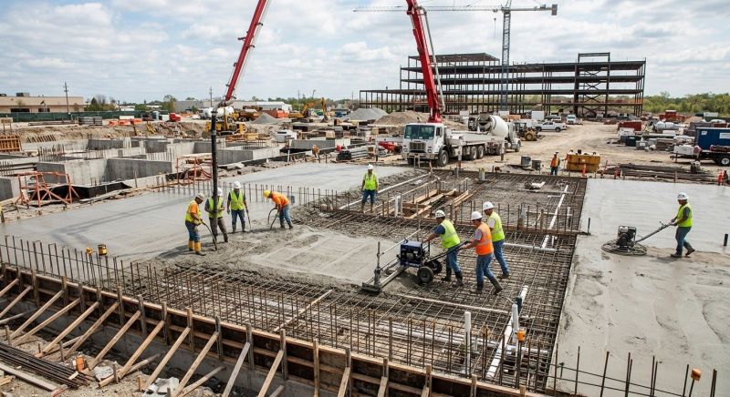 Commercial Slab Construction in Mankato, MN