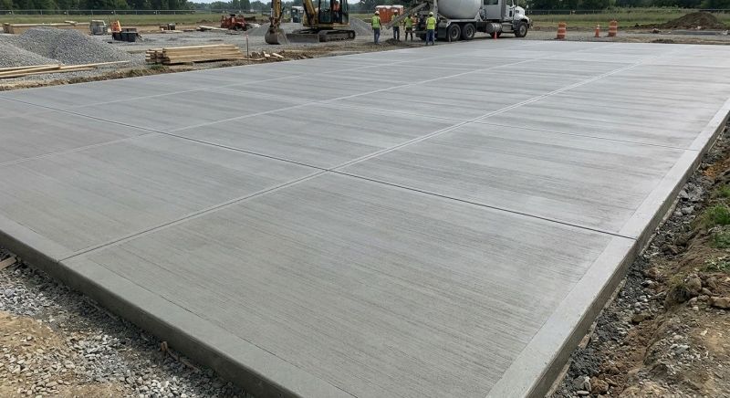 Commercial Slab Installation in Le Center, MN