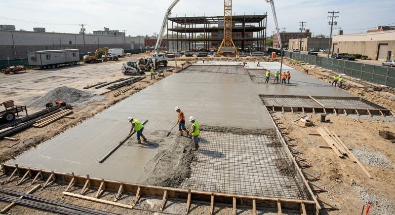 Commercial Slab Installation in Mankato, MN