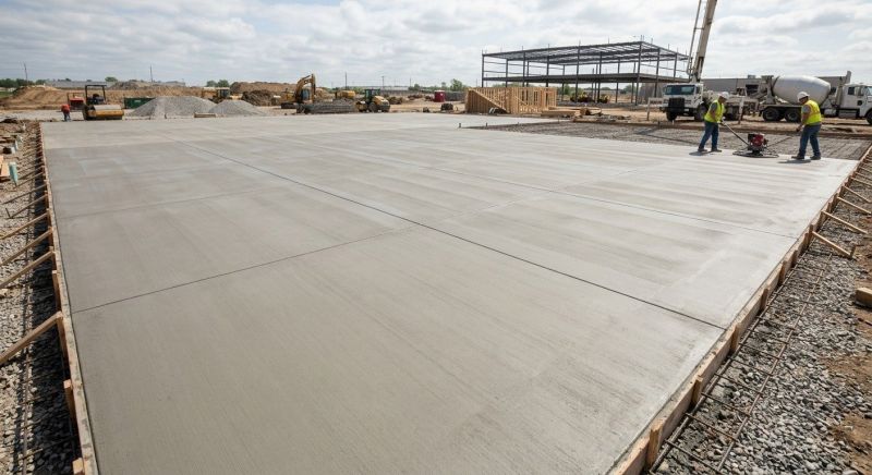 Commercial Slab Installation in Waterville, MN