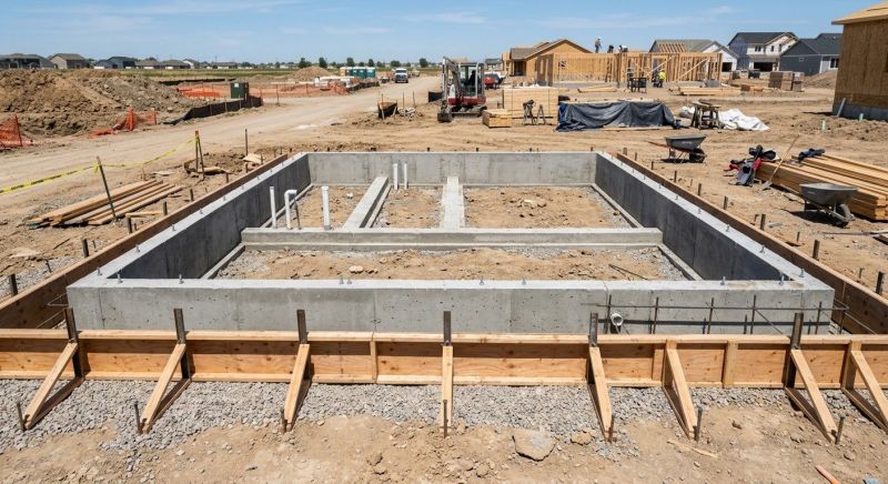 Concrete Foundation Installation in Le Center, MN