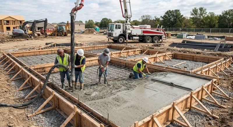 Foundation Pouring in Mankato, MN