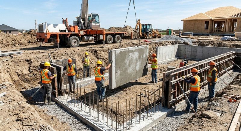 Foundation Wall Pouring in Mankato, MN